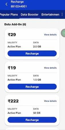 Unused Talktime to Recharge the Free Jio Data Pack