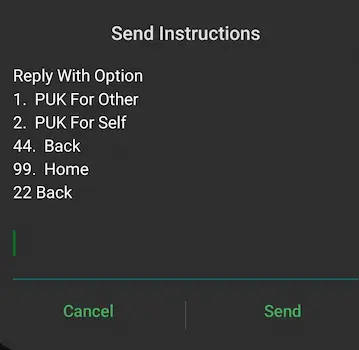 Airtel PUK Code for Other Airtel SIMs